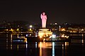 * Nomination: An illuminated Buddha statue in Hussain Sagar, Hyderabad, India. --Nikhilb239 07:59, 8 April 2015 (UTC) * * Review needed
