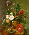 Jan van Huysum.  Boeket bloemen.  Begin 18e eeuw