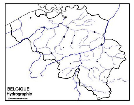 Liste des cours d'eau de la Belgique