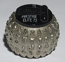 typeball print element from IBM Selectric-type printer IBM Selectric typeball.jpg