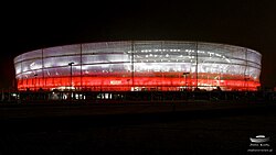 Finalen avgörs på Stadion Miejski