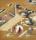 Một minh họa của Truyện kể Genji