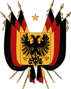Reichsadler del corto Imperio alemán 1848-1849.