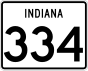 State Road 334 marker 