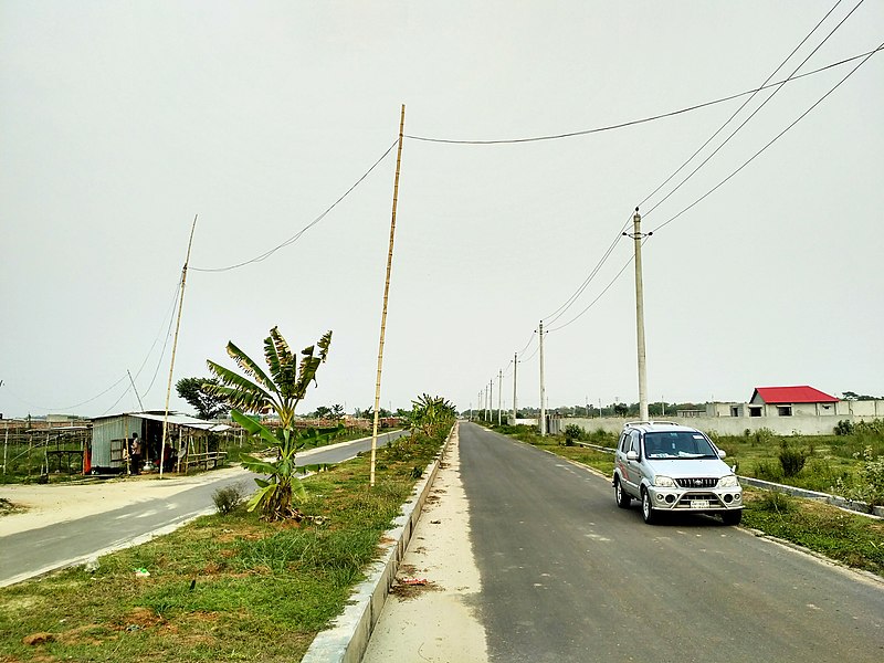 File:Internal roads of Purbachal New Town .jpg