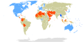 The diplomatic relations of both Israel and Palestine.