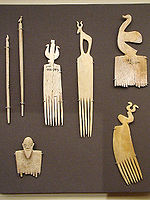 Ivory objects from the Naqada Culture.