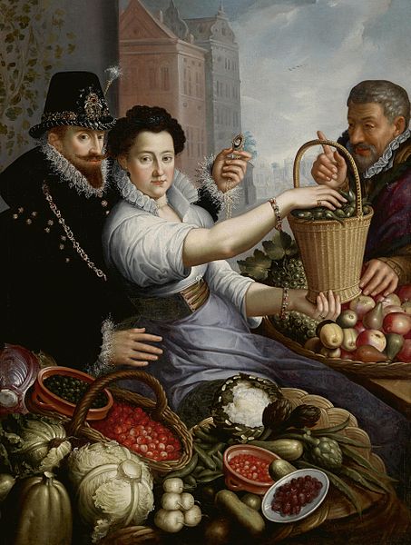 File:Jean Baptiste de Saive II Portrait of an aristocratic couple as vegetable sellers.jpg