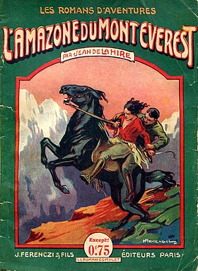 Everest Dağı'nın Amazon'u romanının kapağı