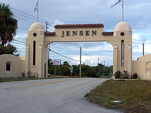 Jensen Beach FL üdvözlő boltozat Jensen03.jpg