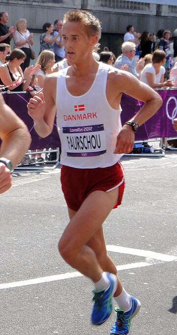 Jesper Faurschou in men's marathon