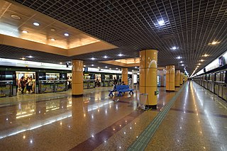 <span class="mw-page-title-main">Jing'an Temple station</span> Shanghai Metro interchange station