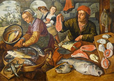 The Fish Market by Joachim Beuckelaer, c. 1568