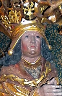 Claus Berg 1530-ban készült szobra az odensei Szent Kanut-székesegyházban.