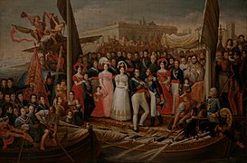 Desembarco de S.M. el Rey Don Fernando VII en El Puerto de Santa María
