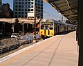 Platform sementara di Chatswood Station semasa pembinaan Laluan Chatswood ke Epping pada bulan Julai 2005