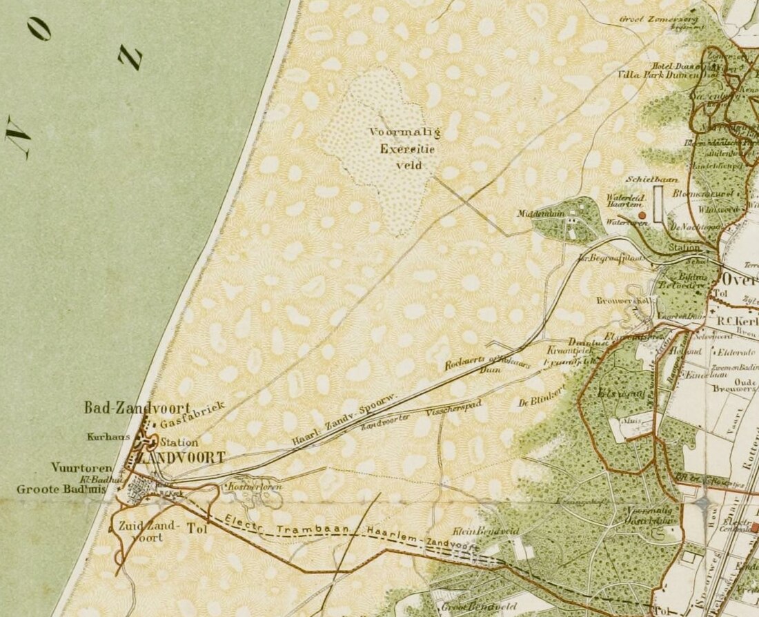 File:Kaar Zandvoort - Overveen in 1902 nog zonder Zeeweg.jpg