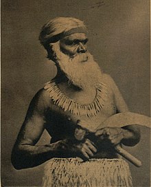 Kaawirn Kuunawarn (Hissing Swan), also known as King David, Chief of the Kirrae Wuurong, who lived in Framlingham from 1865 until his death in 1889.