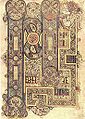 Folio 130, Incipit to Mark. Initium evangelii.