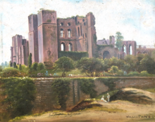 Kenilworth Castle by George Willis-Pryce, c. 1890 Kenilworth Castle by George Willis Pryce.png