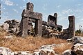 Khirbet Sarqiye (خرب), Syria - Doorway and portico of two-story house - PHBZ024 2016 4346 - Dumbarton Oaks.jpg