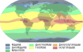 Maailma kliimavöötmete kaart (Alissovi järgi)