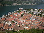 Malnova urboparto de Kotor.