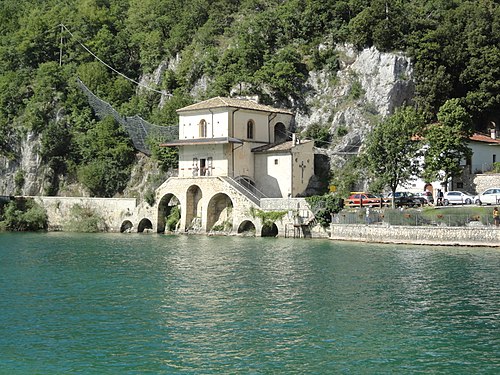 Lake of Scanno in L'Aquila, Abruzzo