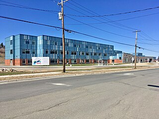 Le Galion des Appalaches is the region's newest school. It opened in 2018. Le Galion des Appalaches - Campbellton, New Brunswick.jpg