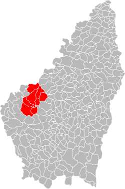 Lage der CC Sources de la Loire im Département Ardèche