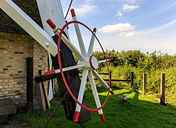 Polder mill De Gooyer, Wolvega - Mill orientation capstan