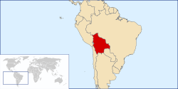 Lokasi Bolivia