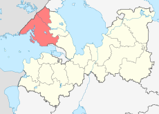 Location of Vyborgsky District (Leningrad Oblast).svg