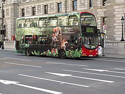 All-over advert livery on London Buses route 11.