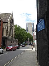 Looking along Laxton Place to Munster Square (geograph 4997996).jpg