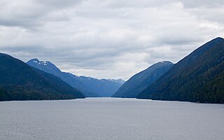 Grenville Channel Strait in the North Coast region of British Columbia, Canada