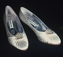 The shoes Vanessa Noel designed for Mariah Carey's wedding in 1993 MC WEDDING SHOES.jpg