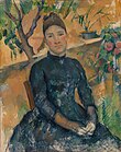 Madame Cezanne in the Greenhouse 1891–1892 متحف المتروبوليتان للفنون