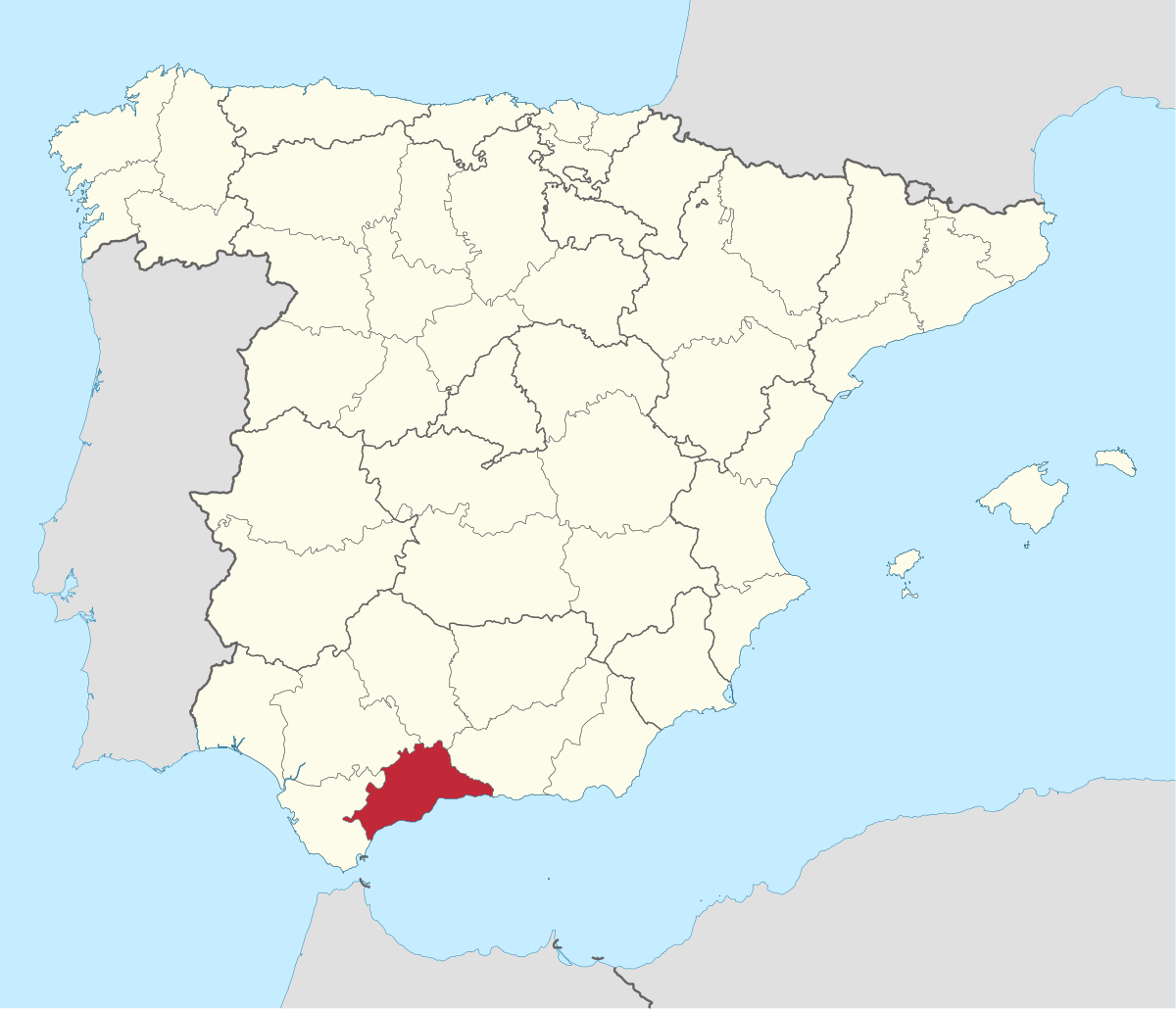 overal Diversiteit bedriegen Province of Málaga - Wikipedia