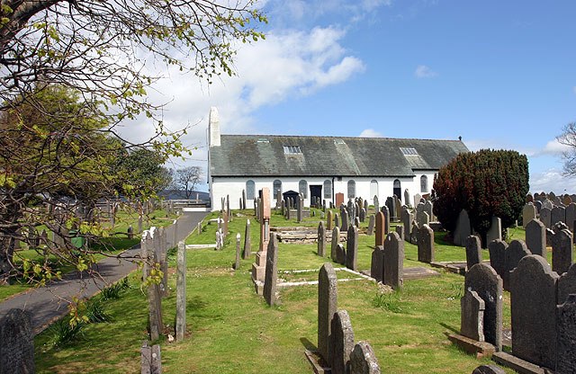 A church in Malew in the Isle of Man