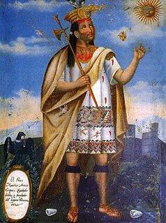 <span class="mw-page-title-main">Manco Cápac</span> Legendary founder of the Inca civilization