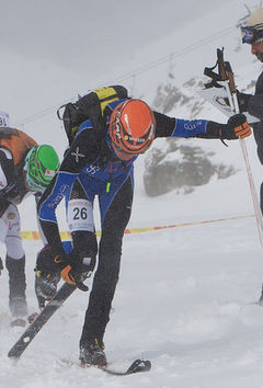 Райхеггер на соревнованиях Palaronda SkiAlp 2010