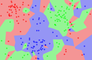 Fig. 2. 1NN 분류 지도.