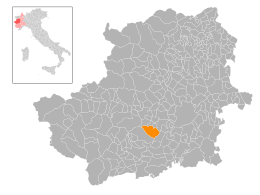 Piossasco - Carte