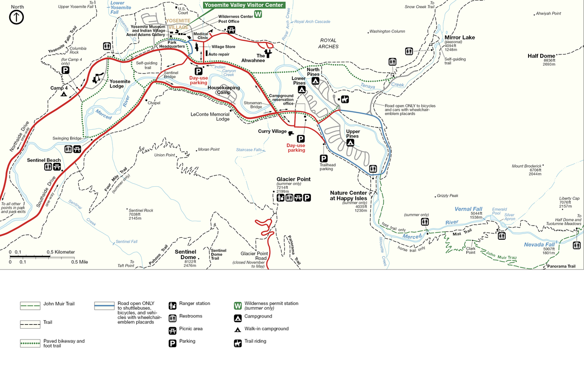 Map Of Yosemite Valley File:map Yosemite Valley.png - Wikimedia Commons