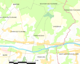 Chenonceaux – Mappa