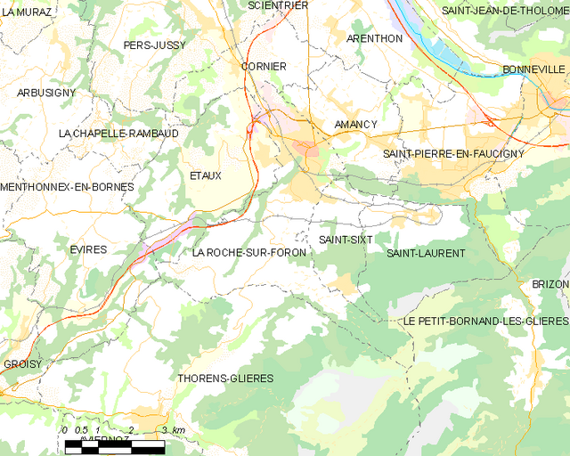 La Roche-sur-Foron - Localizazion