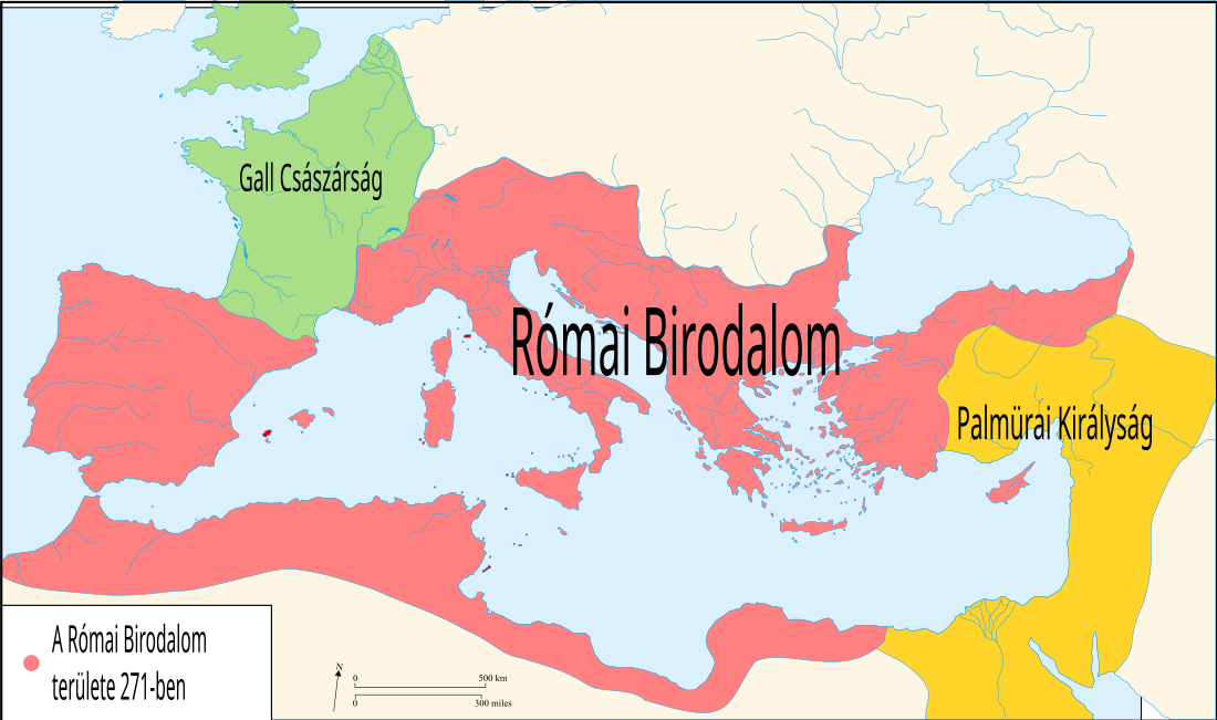 File:Map of Ancient Rome 271 AD-hu.svg