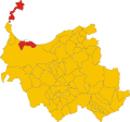 Collocatio municipii in Provincia Sacerensi.