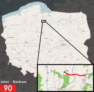 Course of the DK 90